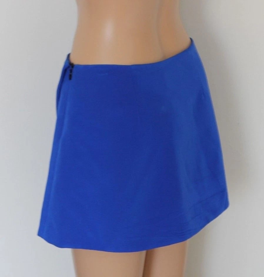 WAYNE SIZE 0 MINI A LINE SKIRT 100% SILK LINING MADE IN NEW YORK - 4