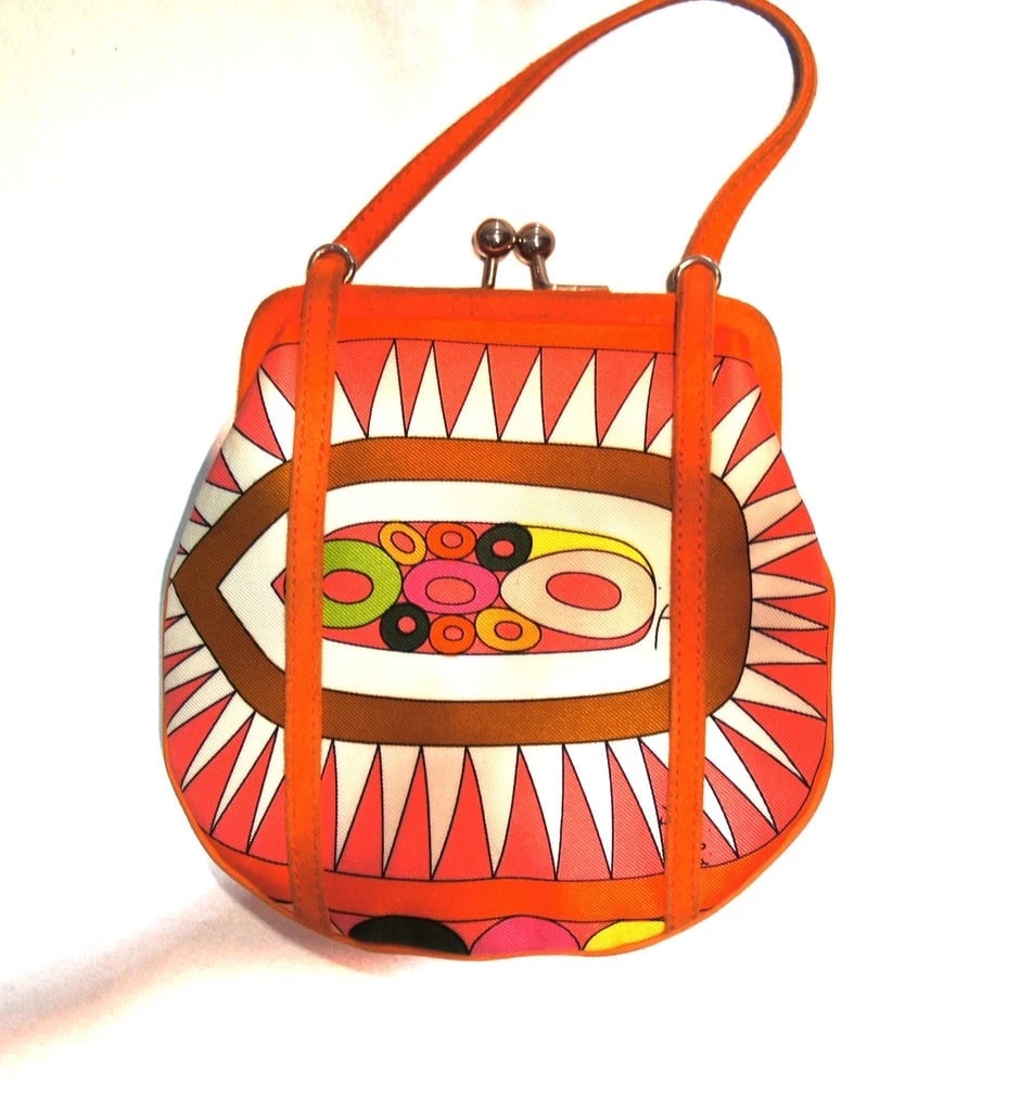 CHIC Pucci Silk & Suede Miniature Evening Purse - 4