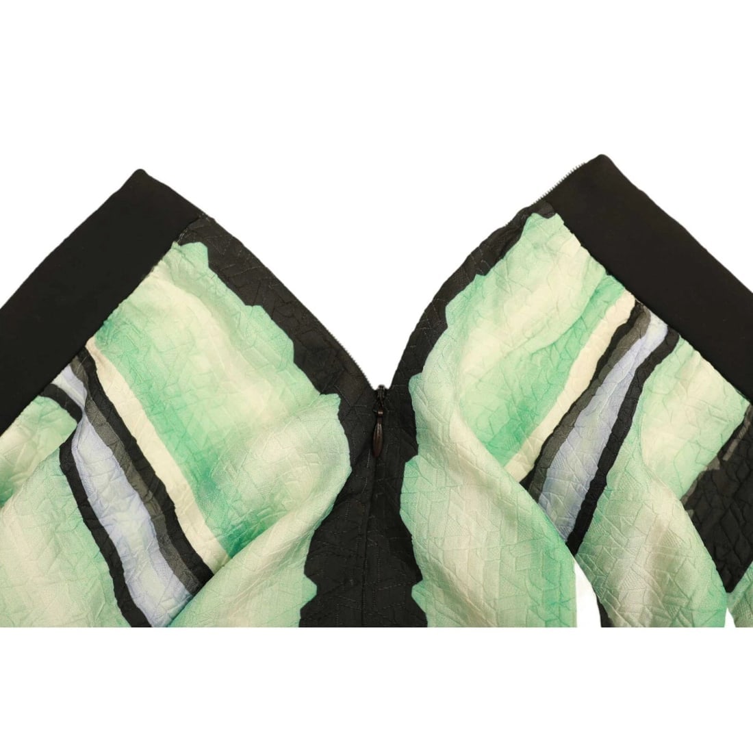 Peter Pilotto Silky Multicolor Flare Ruffled Hemline Length Skirt Size 42 - 7