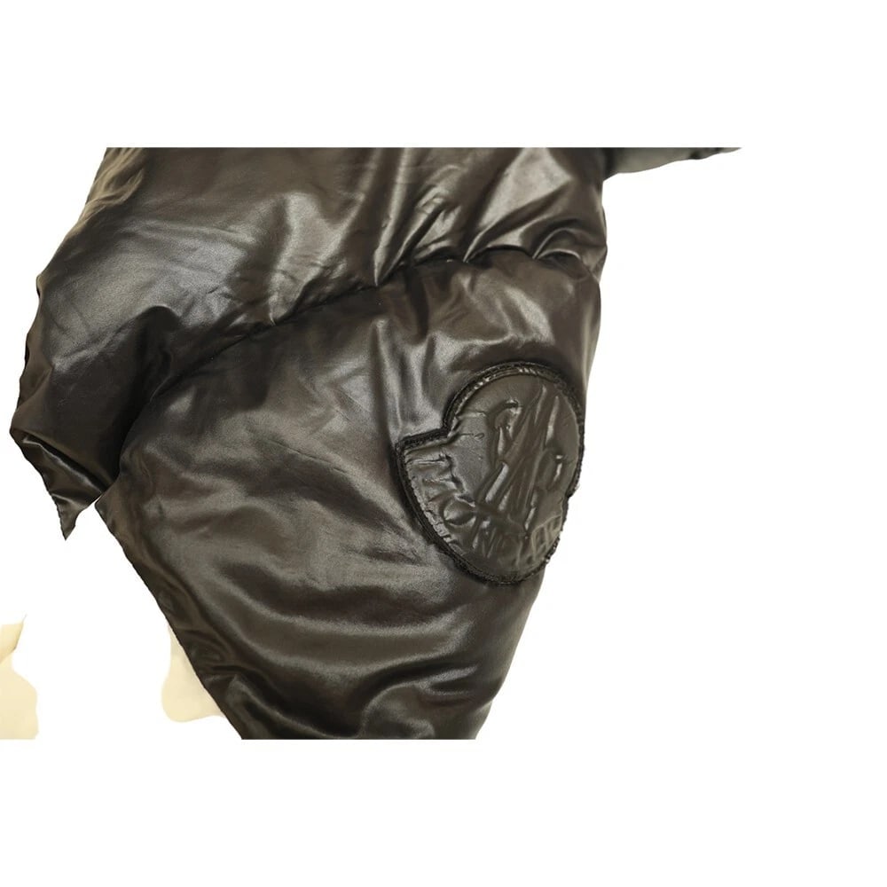 MONCLER Faucille Giubbotto black & white puffer down feather jacket 10y XS women - 12