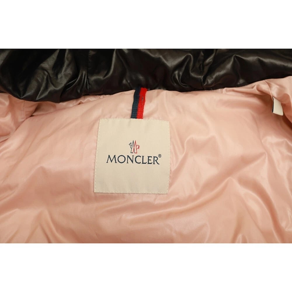 MONCLER Faucille Giubbotto black & white puffer down feather jacket 10y XS women - 5