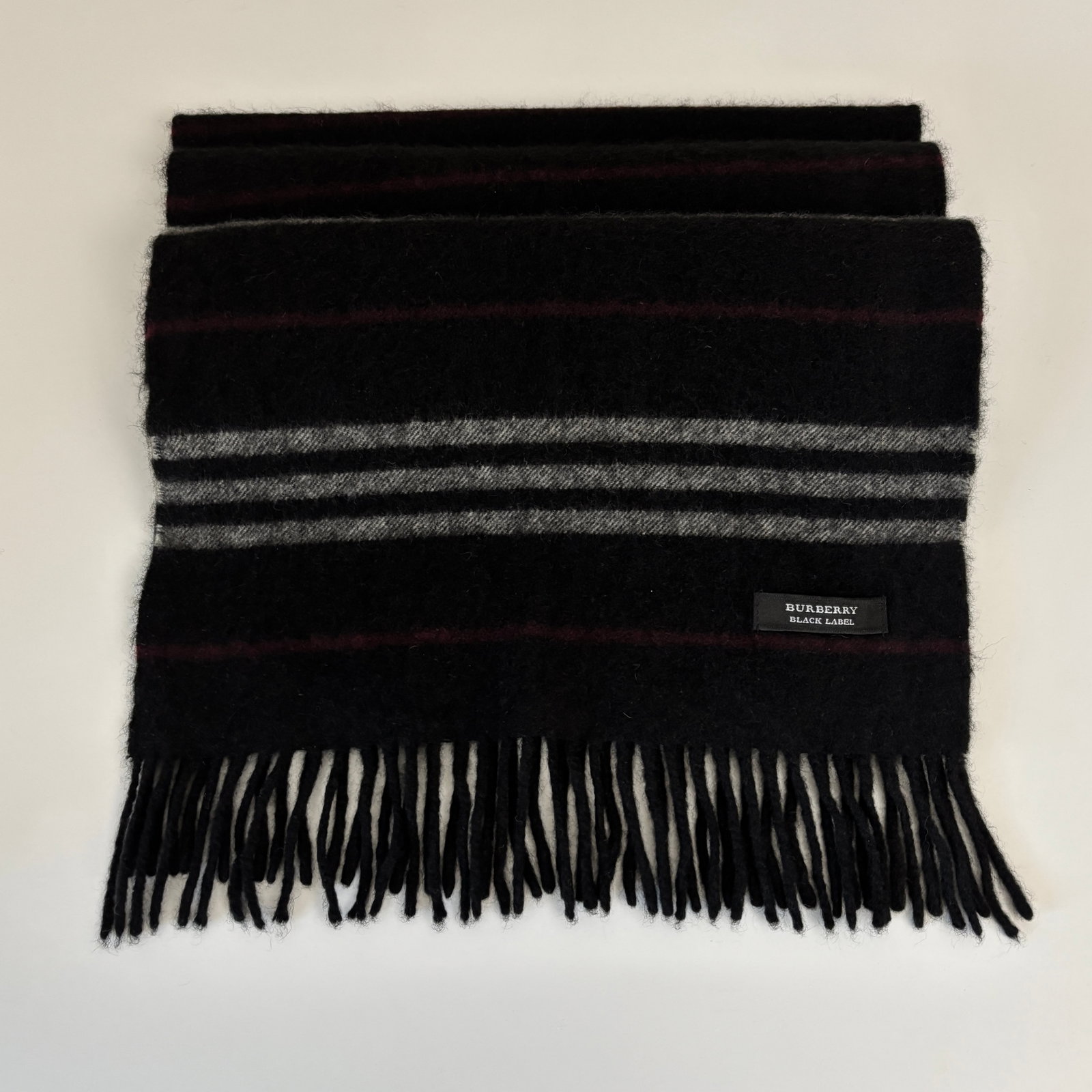Burberry Black Label 100% Cashmere Scarf - 11