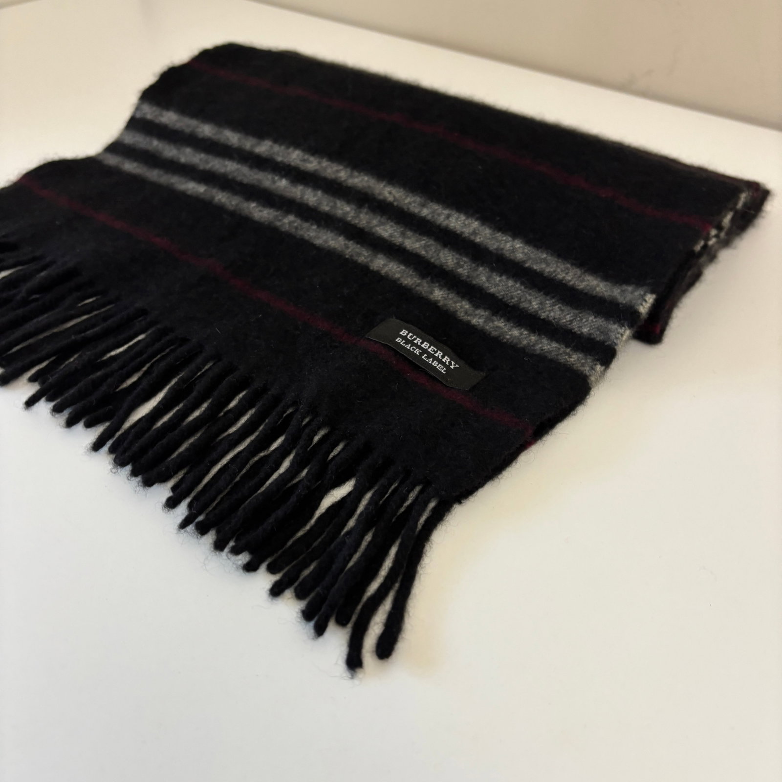 Burberry Black Label 100% Cashmere Scarf - 14