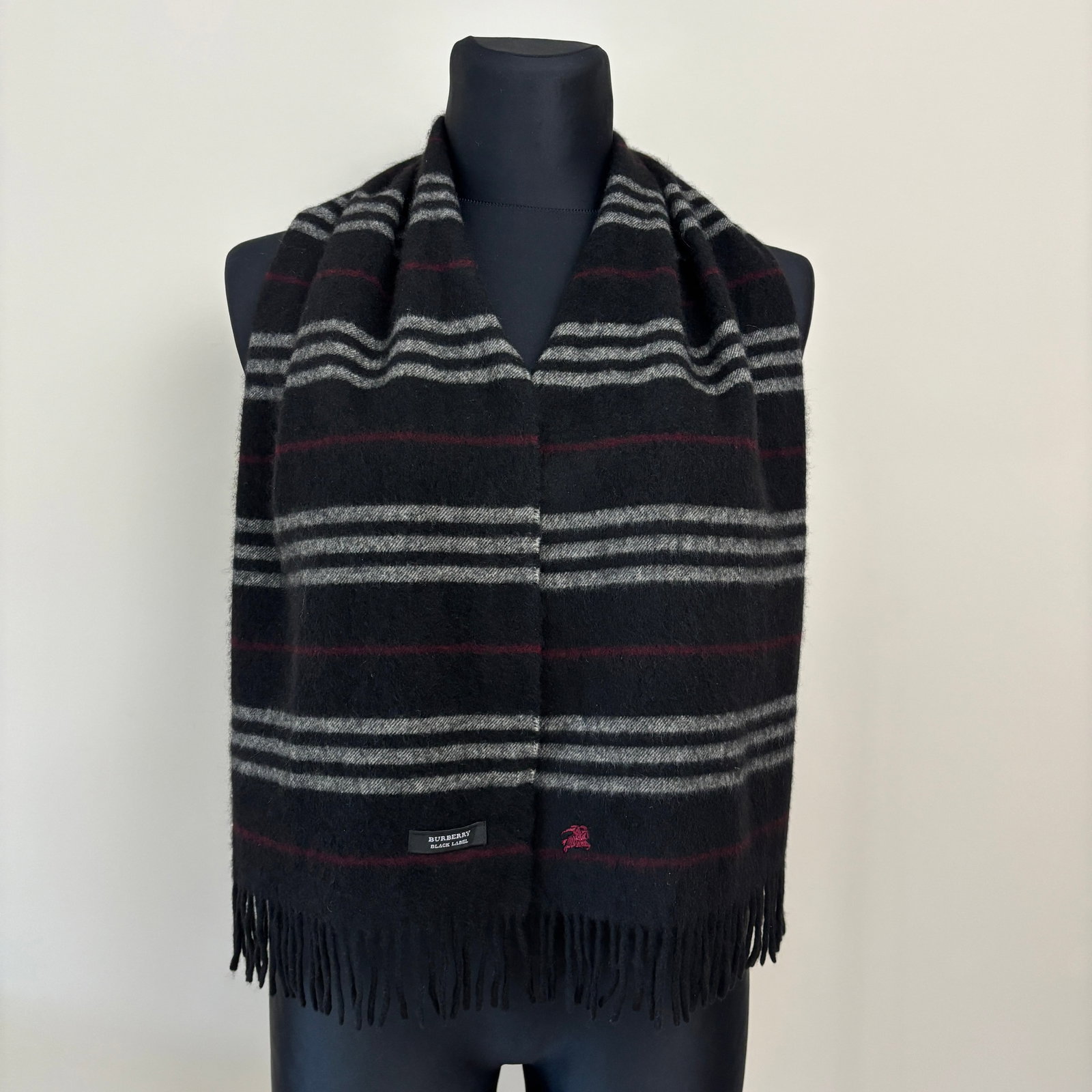 Burberry Black Label 100% Cashmere Scarf - 3
