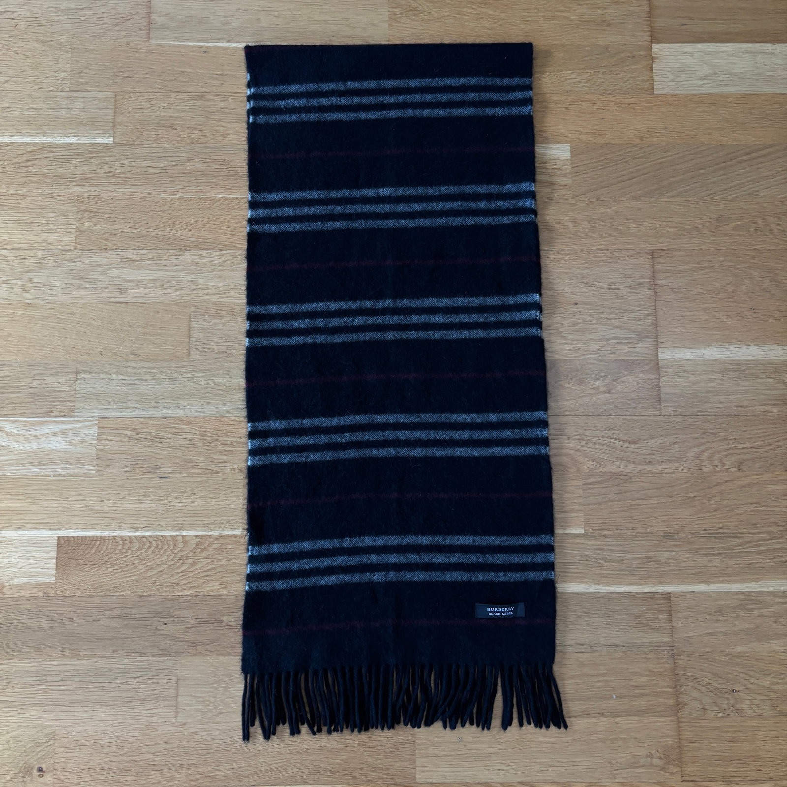 Burberry Black Label 100% Cashmere Scarf - 7