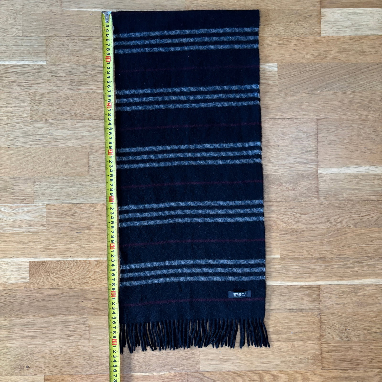 Burberry Black Label 100% Cashmere Scarf - 8