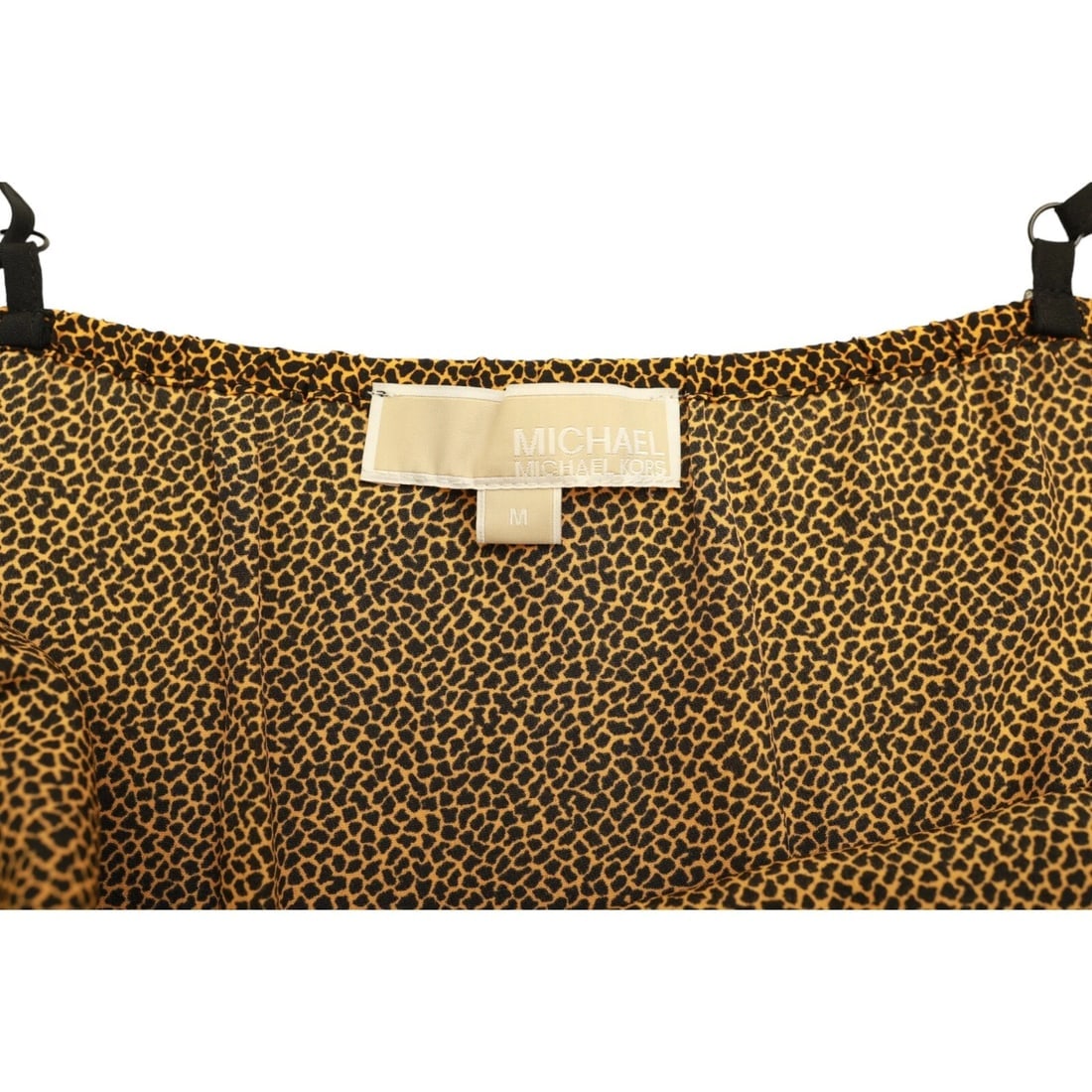 Michael Kors Leopard Animal Print Sleeveless Wide Leg Jumpsuit Overall size M - 4