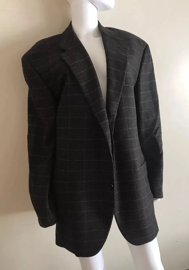 Salvatore Ferragamo Man Dark Brown Blazer Jacket Size XXL - 6