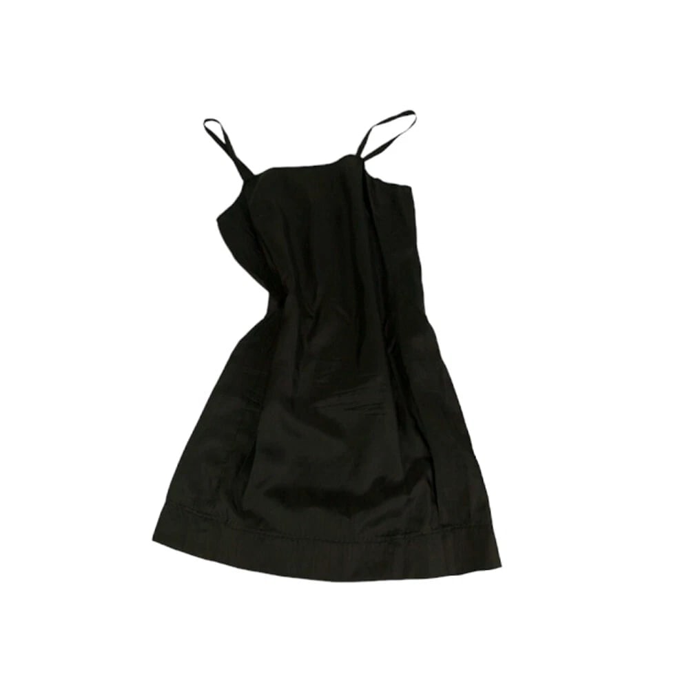 Philosophy di Alberta Ferretti Black Woolen Lace Tank Sleeveless Mini dress 40 - 5