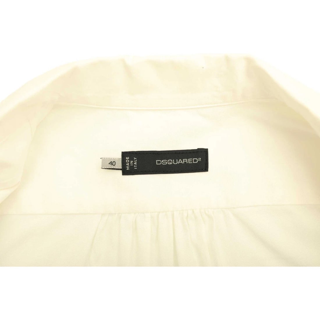 Dsquared2 White 100% Cotton Collared Button Down Front Shirt Top size 40 - 4