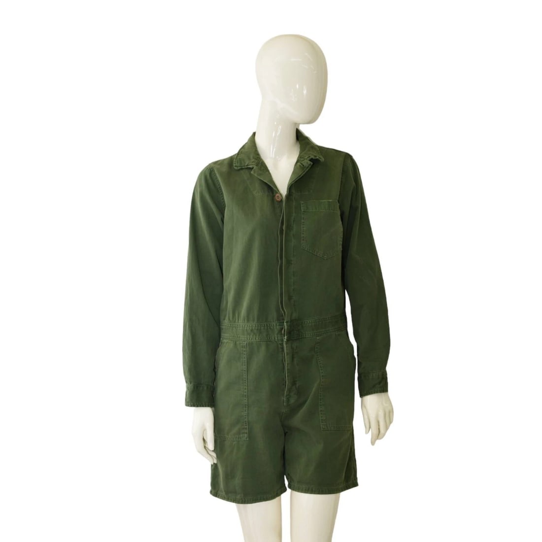 Current Elliott Army Khaki Green Long Sleeve Overall Romper Playsuit size 1: Title:Current Elliott Army Khaki Green Long Sleeve Overall Romper Playsuit size 1 Description:Current Elliott Army Khaki Green Long Sleeve Overall Romper Playsuit size 1 Summer Chic laid back is at