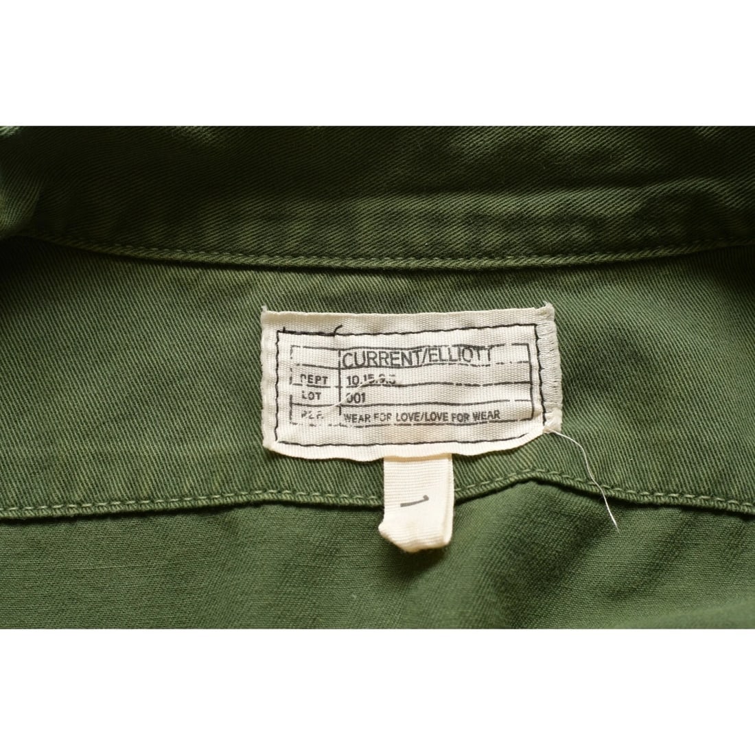 Current Elliott Army Khaki Green Long Sleeve Overall Romper Playsuit size 1 - 4