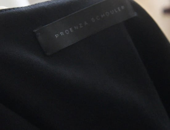 PROENZA SCHOULER LITTLE BLACK DRESS SIZE 2 MADE IN USA 100% SILK - 6