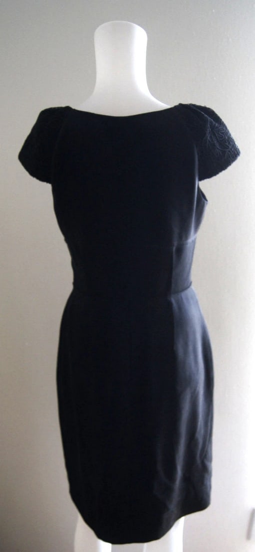PROENZA SCHOULER LITTLE BLACK DRESS SIZE 2 MADE IN USA 100% SILK - 9