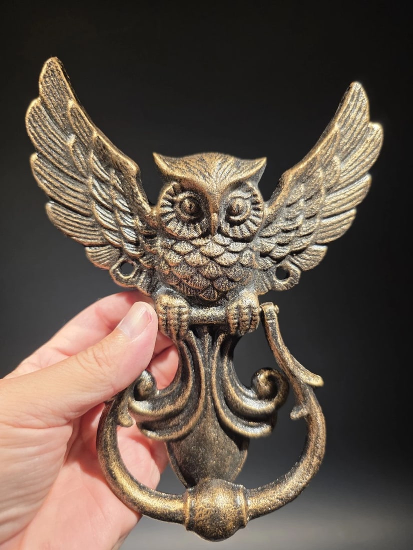 Cast Iron Owl Door knocker - 10