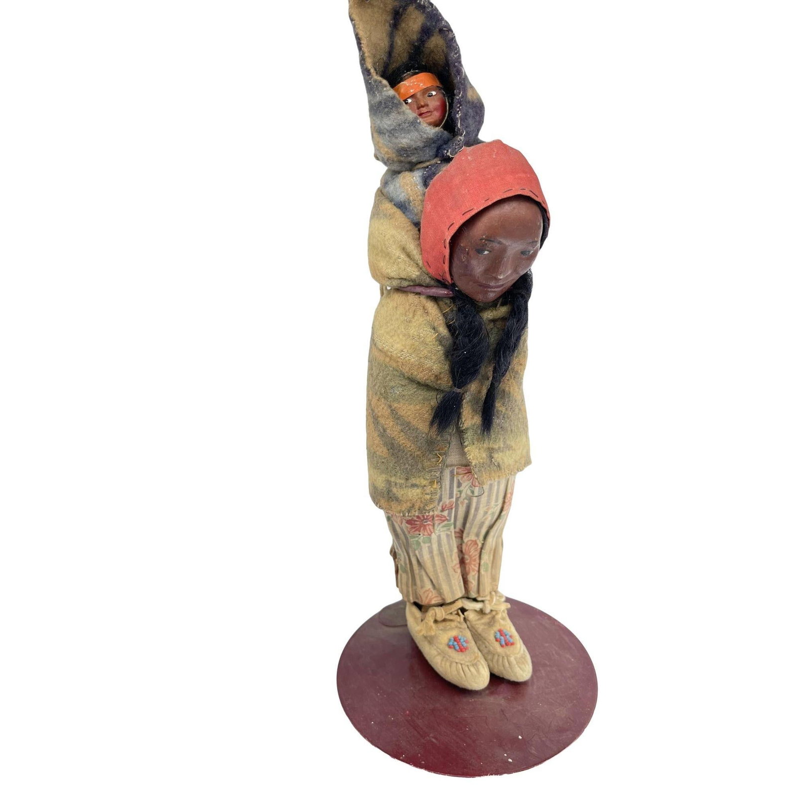 1930s Skookum Native American Dolls Mix Match Set of 4 - 4