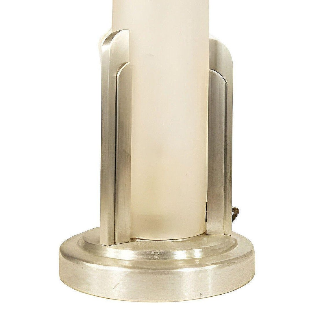 Streamline Machined Aluminum Cylinder Café Table Lamp Pair by Saturn Lighting - 4