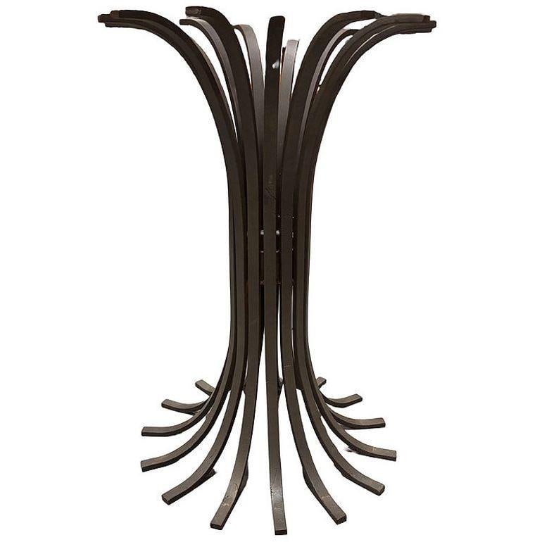 43" Round Extruded Iron Outdoor/Patio Dining Table Coated, 3 Available - 4