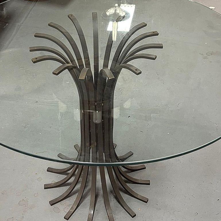 43" Round Extruded Iron Outdoor/Patio Dining Table Coated, 3 Available - 5