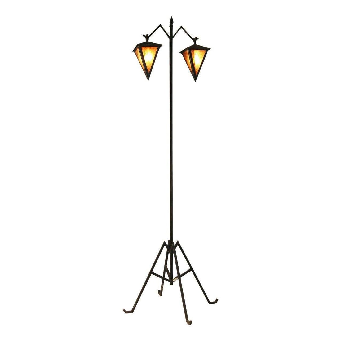 Early 20th Century Iron Floor Lamp Fashioned After Chase McArthur - 4