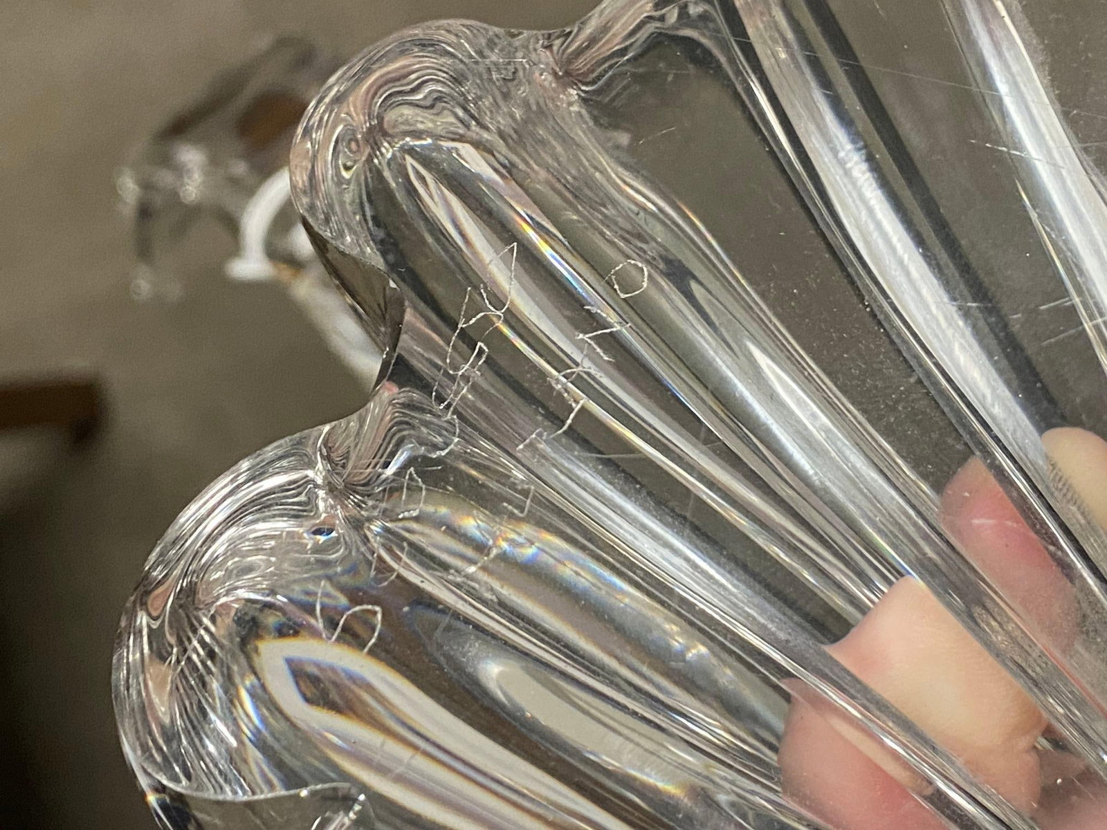 Large Hand-Blown Murano Crystal Leaded Glass Dolphin Sculpture Archimede Seguso - 5