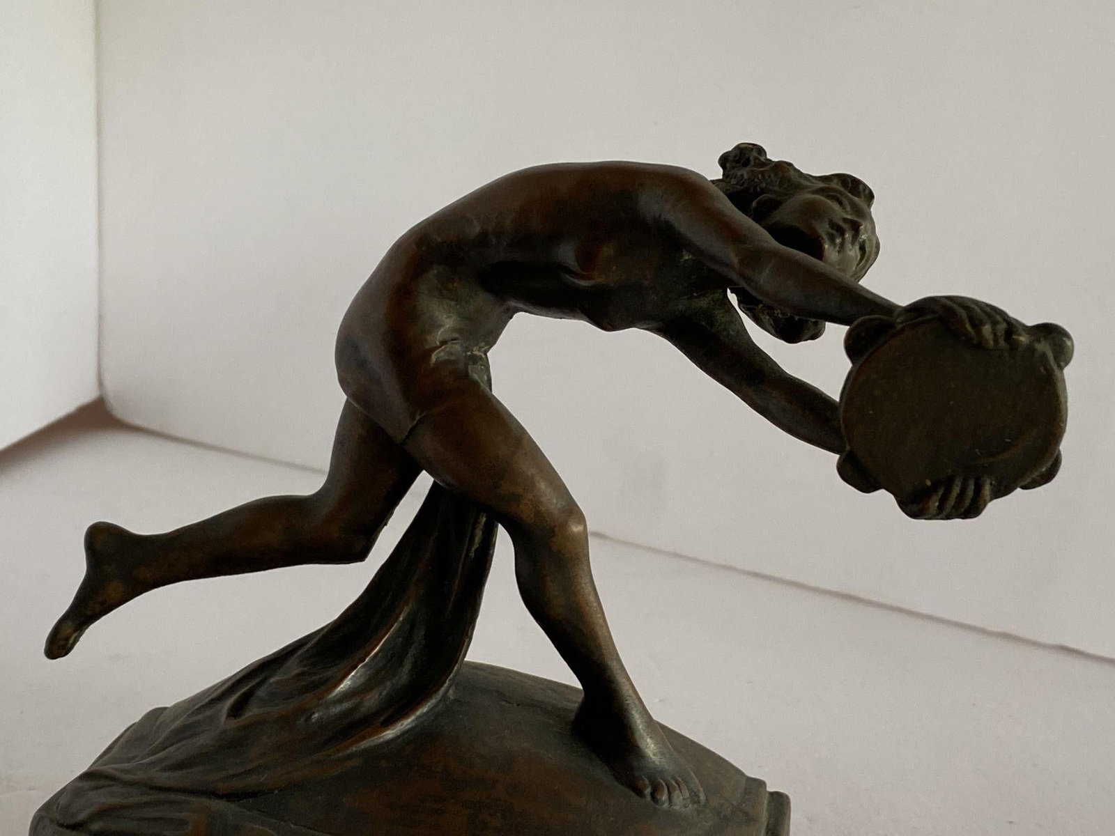 Art Nouveau Female Nymph Cast Bronze Bookends, Pair - 3