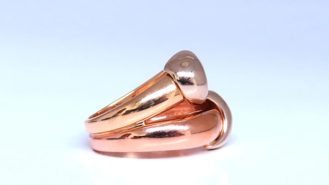 Mod Wrap Love Crest Ring 18kt Gold 12543** - 2