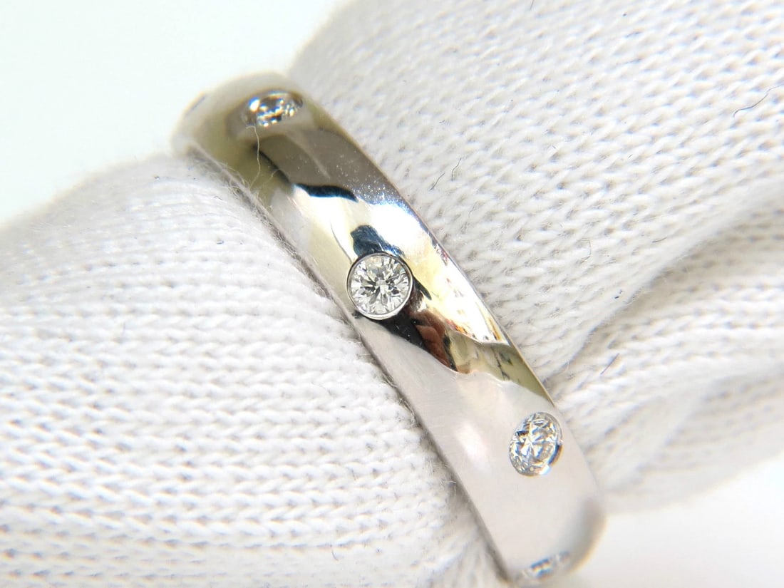 .50ct Natural Round Diamonds eternity thick band 14kt Gold Size 8.25** - 6