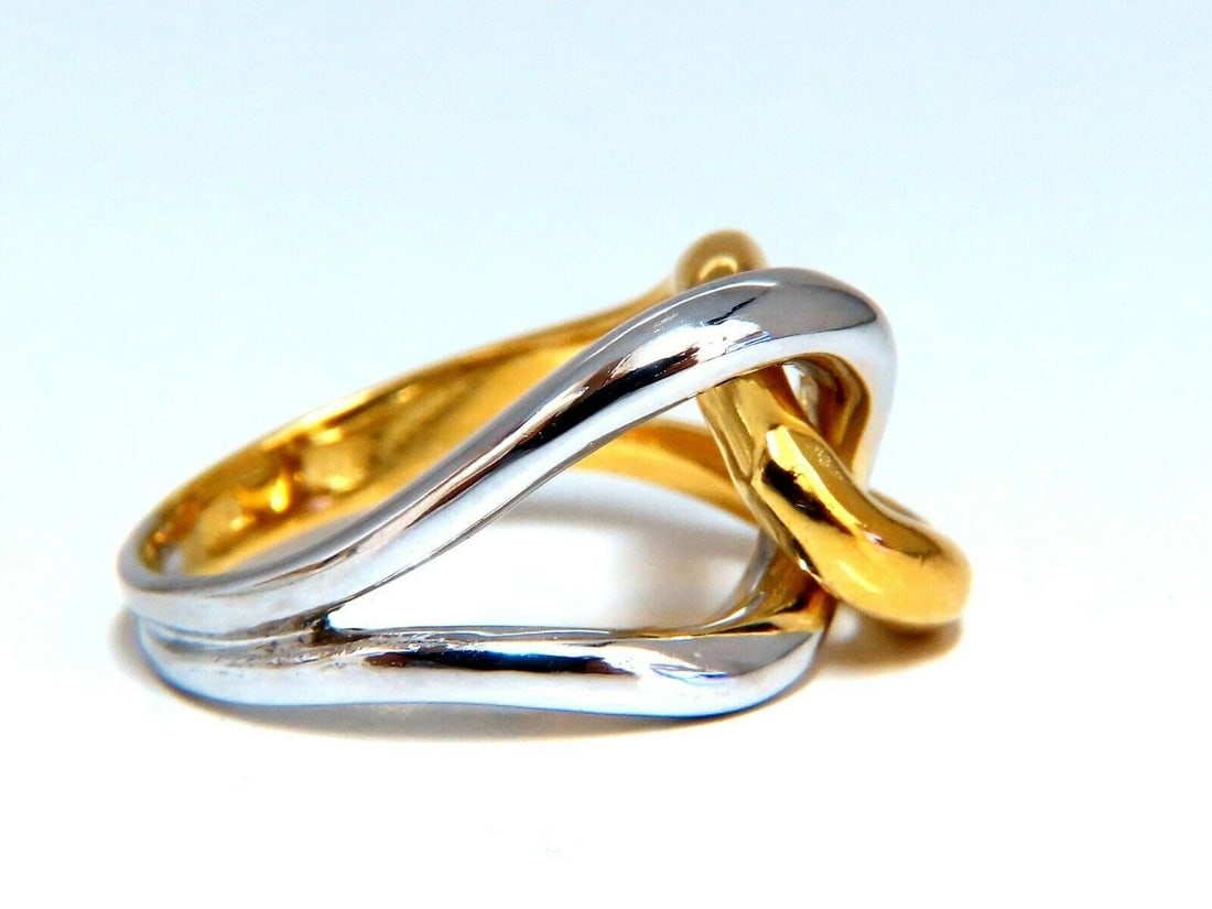 3D Knot Mod Trend Ring 18kt Gold 10947** - 6
