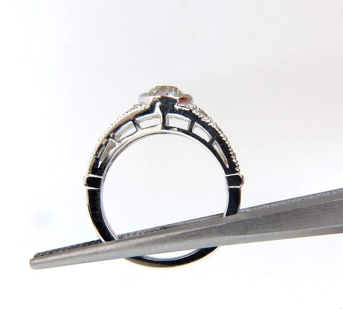 .95ct Gypsy Set Natural Diamonds Ring 14kt. 10025** - 9