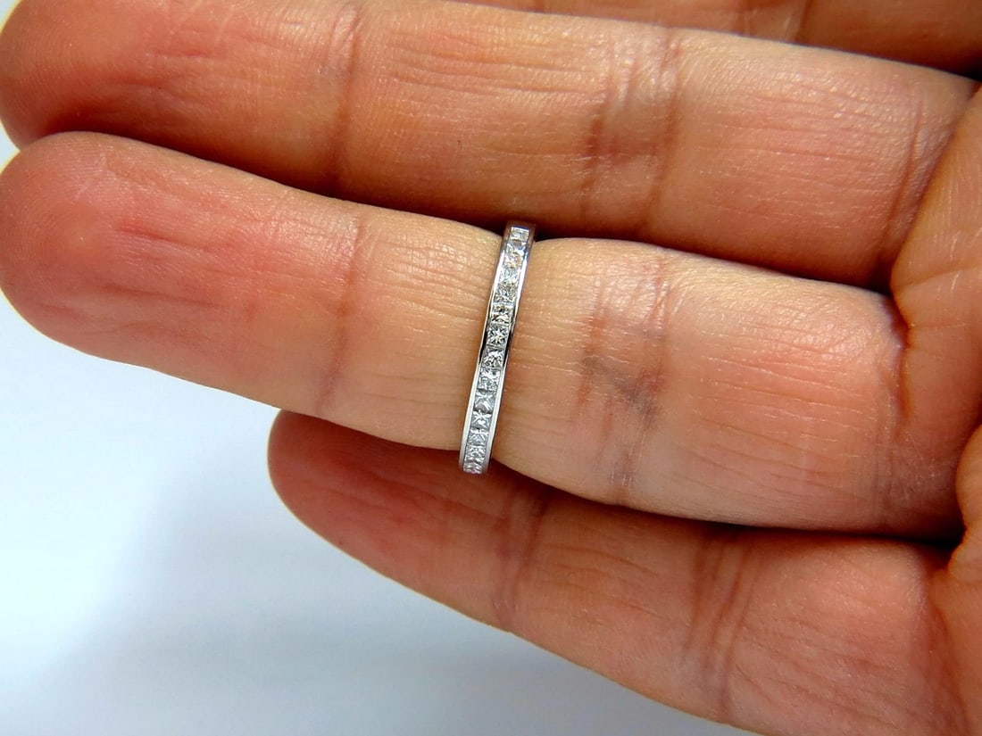 Authentic Asprey .65ct natural princess cut diamonds band** - 5