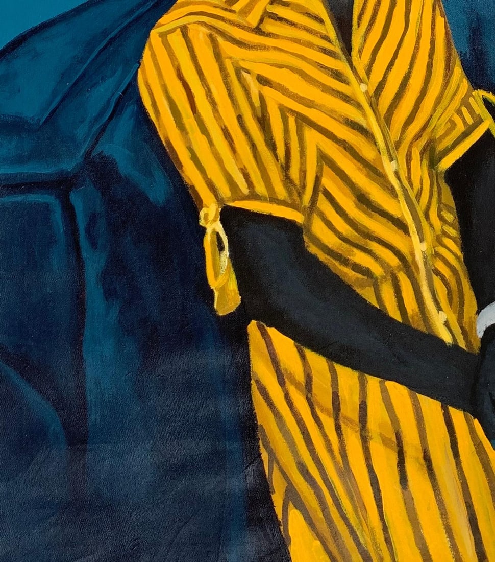 Aba Linus, Still Waiting In Silence - 21st Century, Contemporary, Figurative Portrait, Love, 2023 - 7