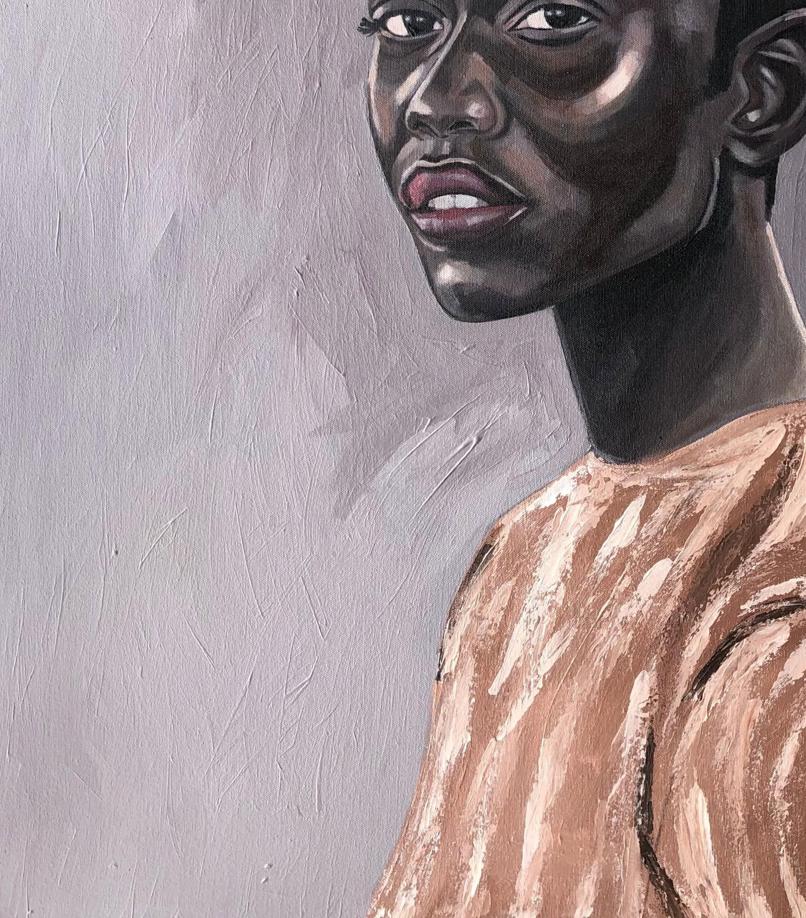 Kayimahe Ishmael Zed, Sable - 21st Century Contemporary, Expressionist Portrait, African Woman, - 7