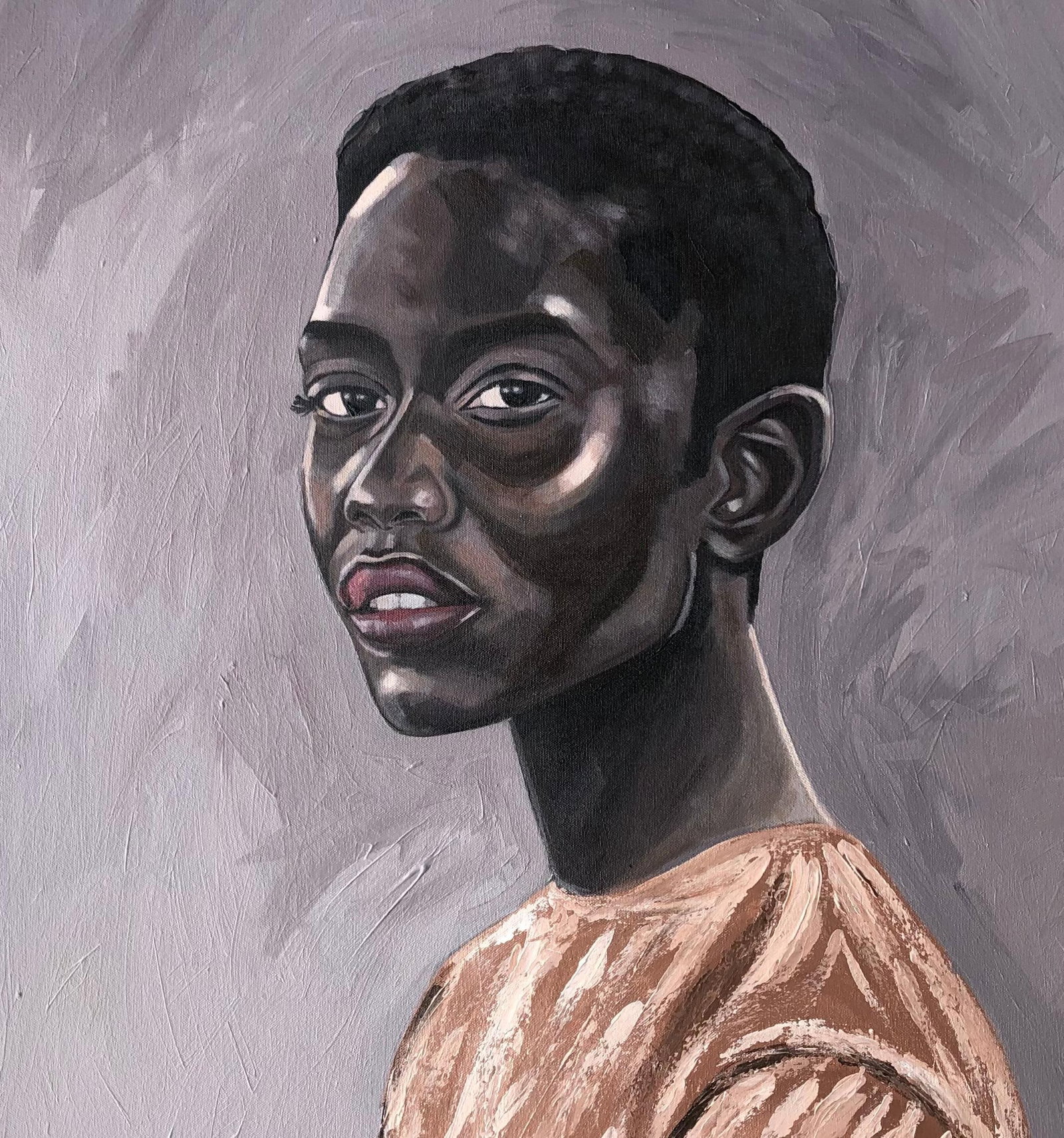 Kayimahe Ishmael Zed, Sable - 21st Century Contemporary, Expressionist Portrait, African Woman, - 3