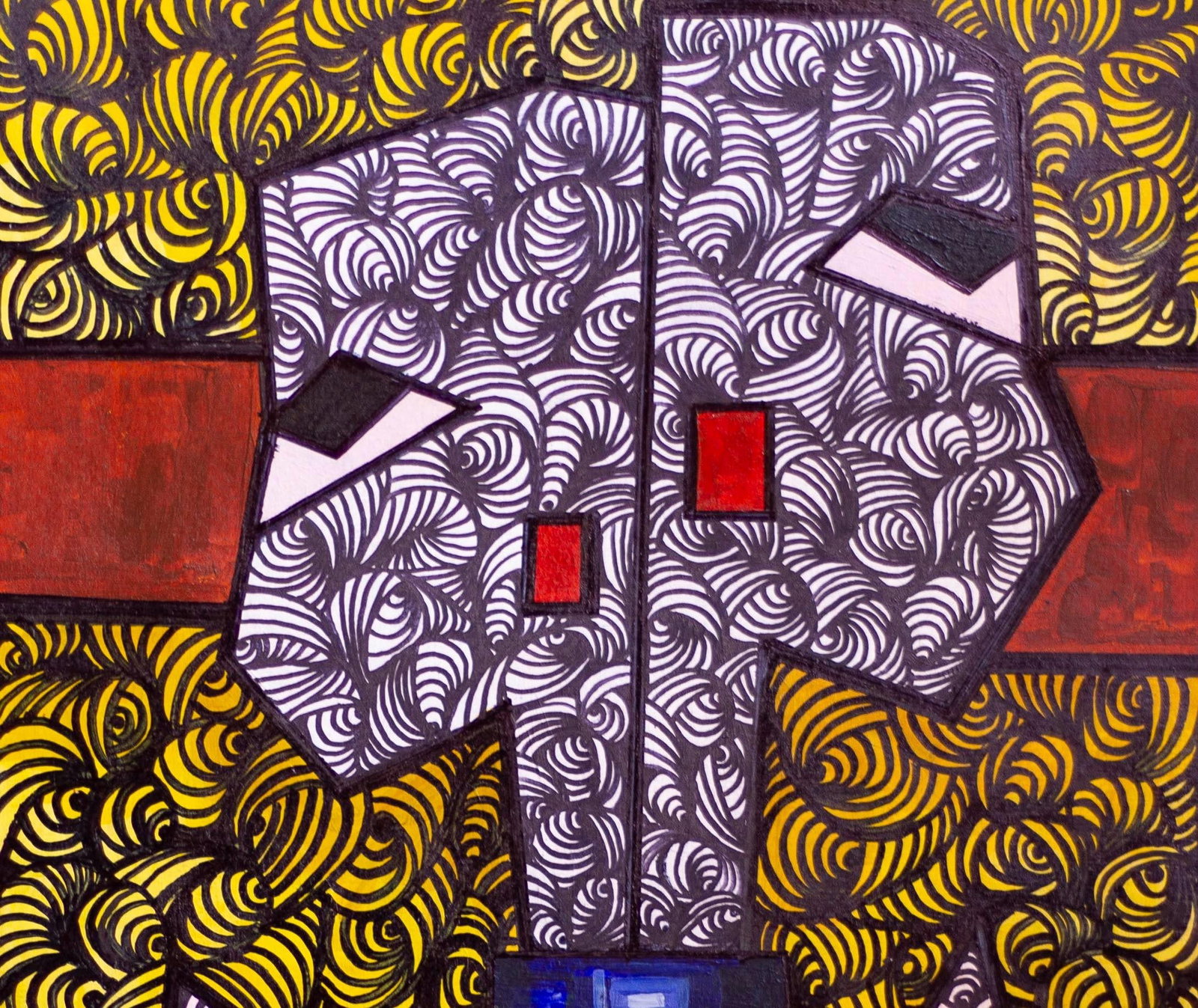 Oluwatobiloba Amusan, Identical Twin - 21st Century, Contemporary, Figurative Indigenous Art, - 5