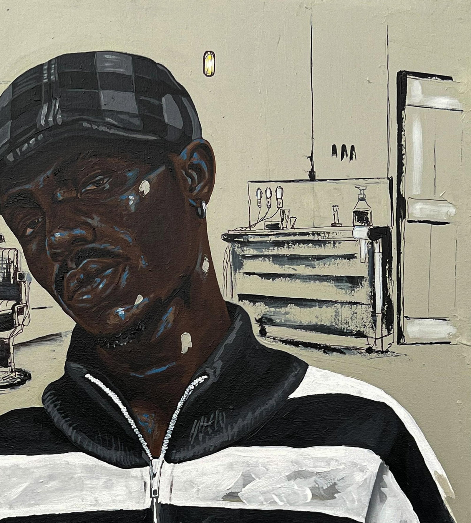 Eyitayo Alagbe , Portrait of My Barber (At The Barber Shop) - 21st Century, Contemporary, Africa, - 7