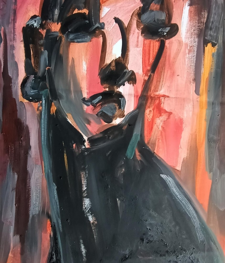 Omoyeni Arogunmati, Ready Set - 21st Century Contemporary, Modern Figurative, Women, Portrait, Oil, - 9