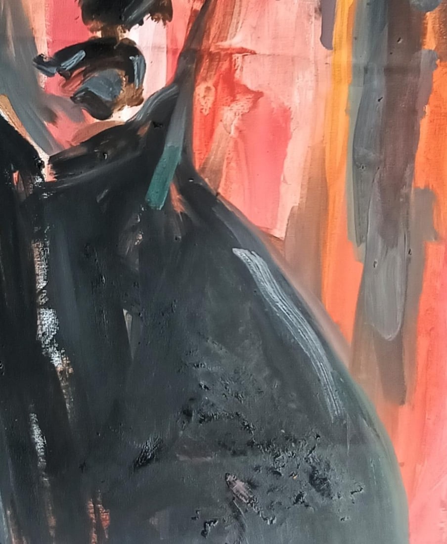 Omoyeni Arogunmati, Ready Set - 21st Century Contemporary, Modern Figurative, Women, Portrait, Oil, - 2
