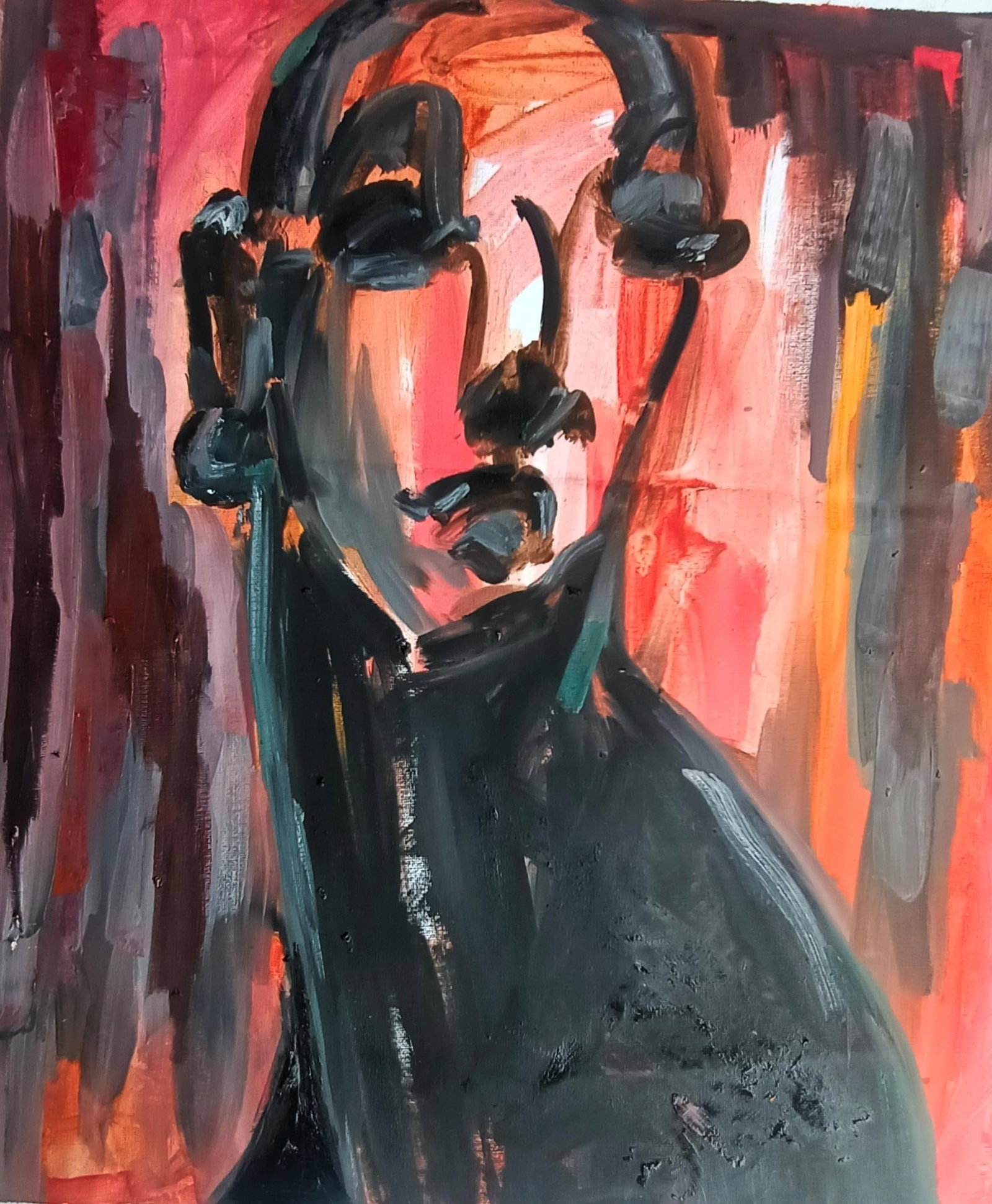Omoyeni Arogunmati, Ready Set - 21st Century Contemporary, Modern Figurative, Women, Portrait, Oil, - 4
