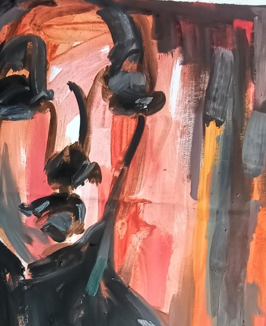 Omoyeni Arogunmati, Ready Set - 21st Century Contemporary, Modern Figurative, Women, Portrait, Oil, - 6