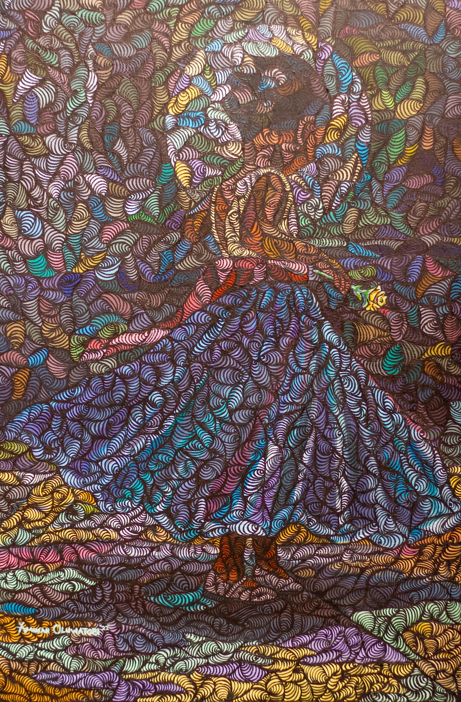 Oluwatobiloba Amusan, Ecstasy - 21st Century, Contemporary, Figurative Indigenous, Children in - 8