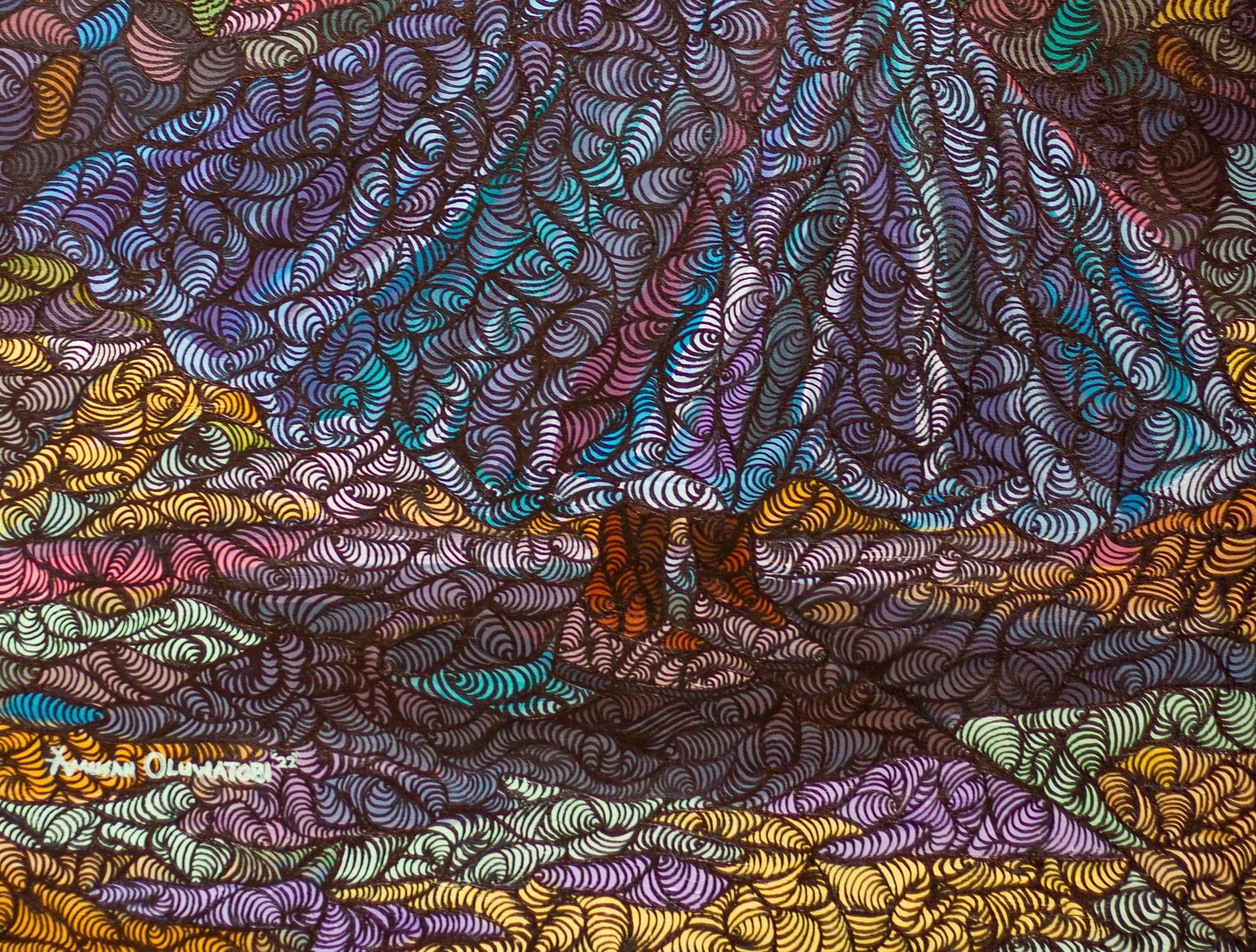 Oluwatobiloba Amusan, Ecstasy - 21st Century, Contemporary, Figurative Indigenous, Children in - 10