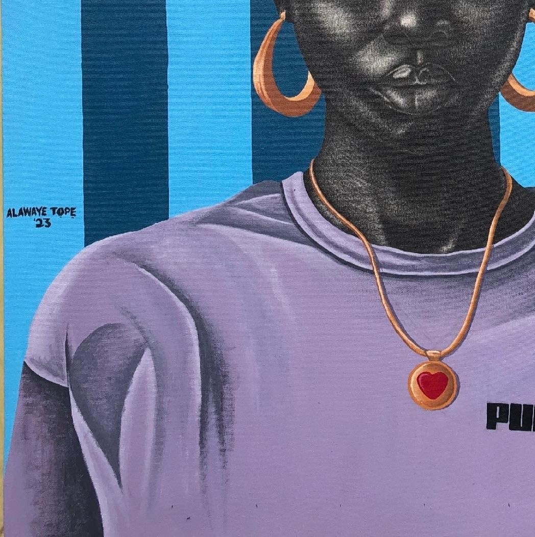 Alawaye Tope, Les Mannequins (The Supermodels) 2 - 21st Century Contemporary, Figurative, Hair, 2023 - 7