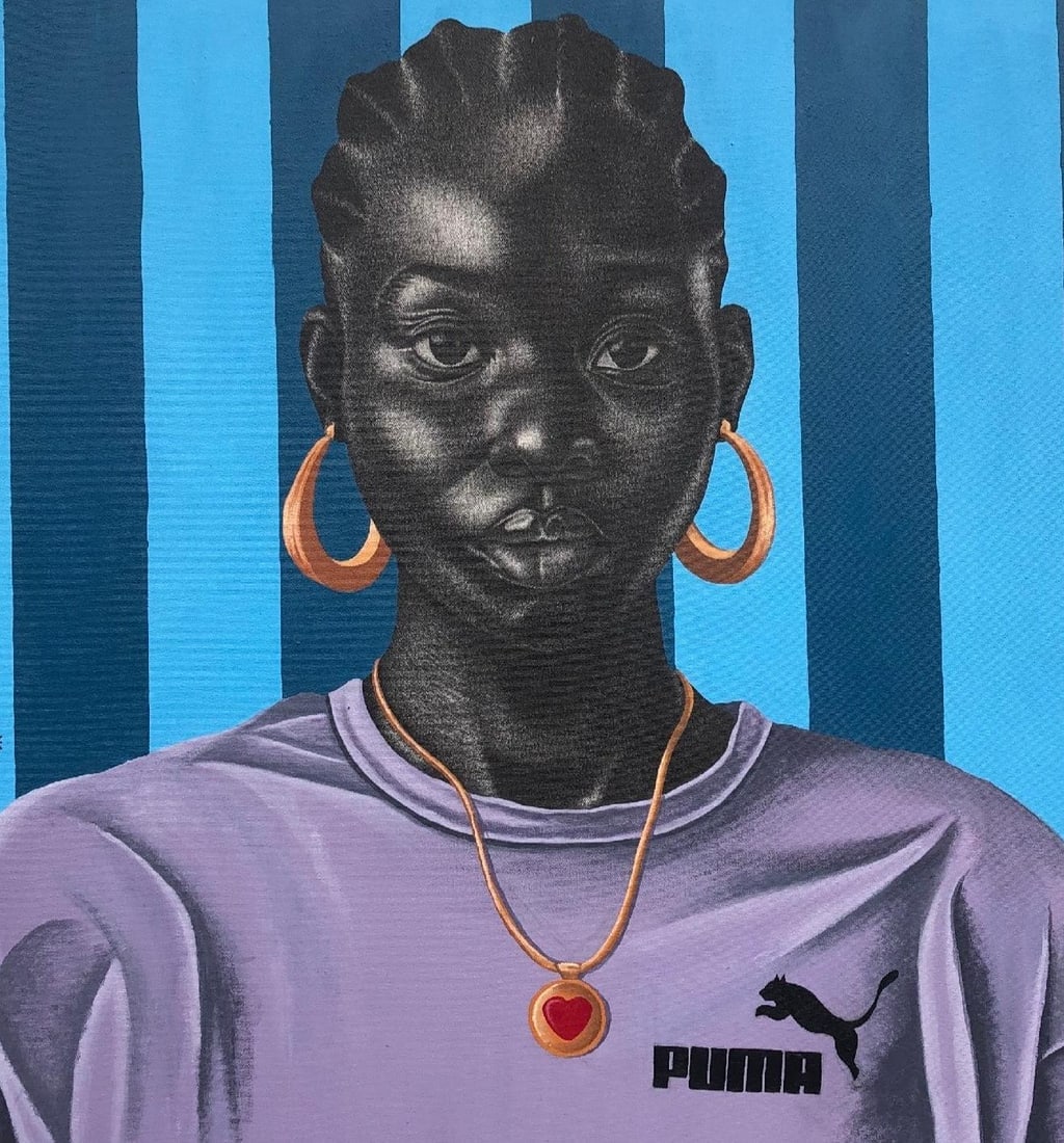 Alawaye Tope, Les Mannequins (The Supermodels) 2 - 21st Century Contemporary, Figurative, Hair, 2023 - 9