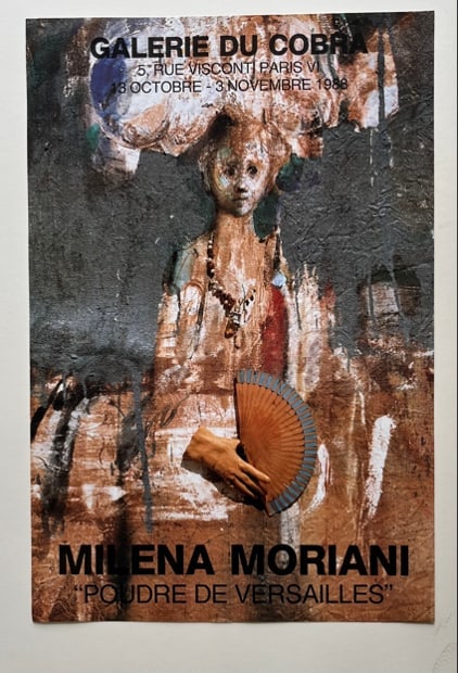 Milena Moriani: Title:Milena Moriani Description:Exhibition Poster, 1989 Dimensions:16 2/3 X 23 2/3 In. Reserve: $5.00 Shipping: Domestic: Flat-rate of $20.00 to anywhere within the contiguous U.S. International: