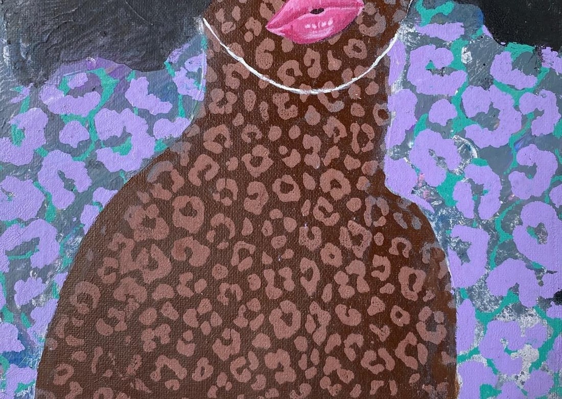 Rotimi Godwin, Afro Crown 1 - 21st Century, Expressionist , Figurative Portrait, Human Hair, 2023 - 10