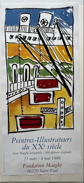 Fernand Leger: Title:Fernand Leger Description:Exhibition Poster, 1986 Dimensions:16 ¾ X 34 ¼ In. Reserve: $20.00 Shipping: Domestic: Flat-rate of $20.00 to anywhere within the contiguous U.S. Internationa