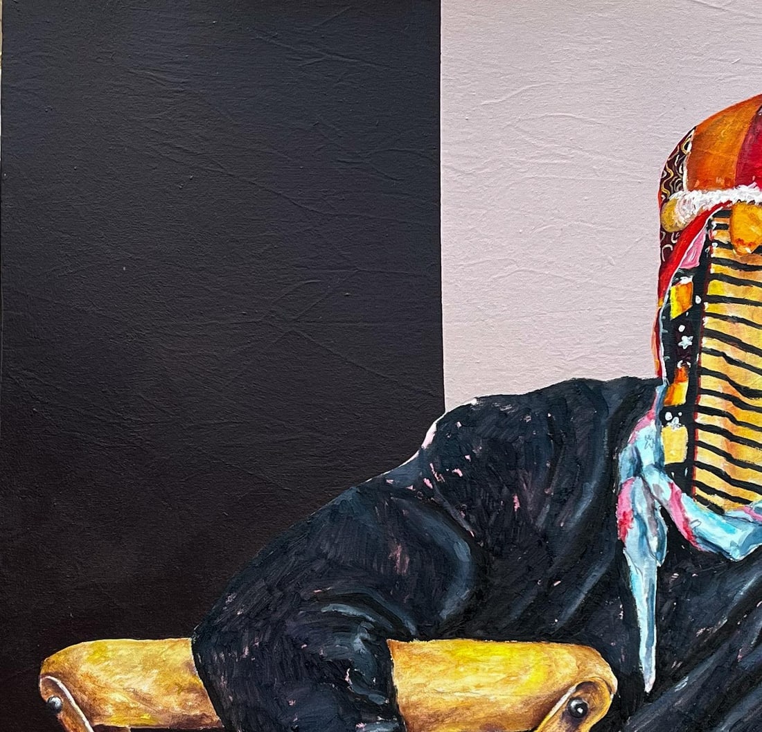 Emmanuel Ojebola, Masked Elegance in Contemporary Threads 2 - 21st Century, Contemporary, Africa, - 2
