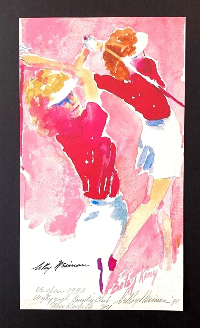LEROY NEIMAN + BETSY KING + CIRCA 1990'S + SIGNED PRINT FRAMED - 2
