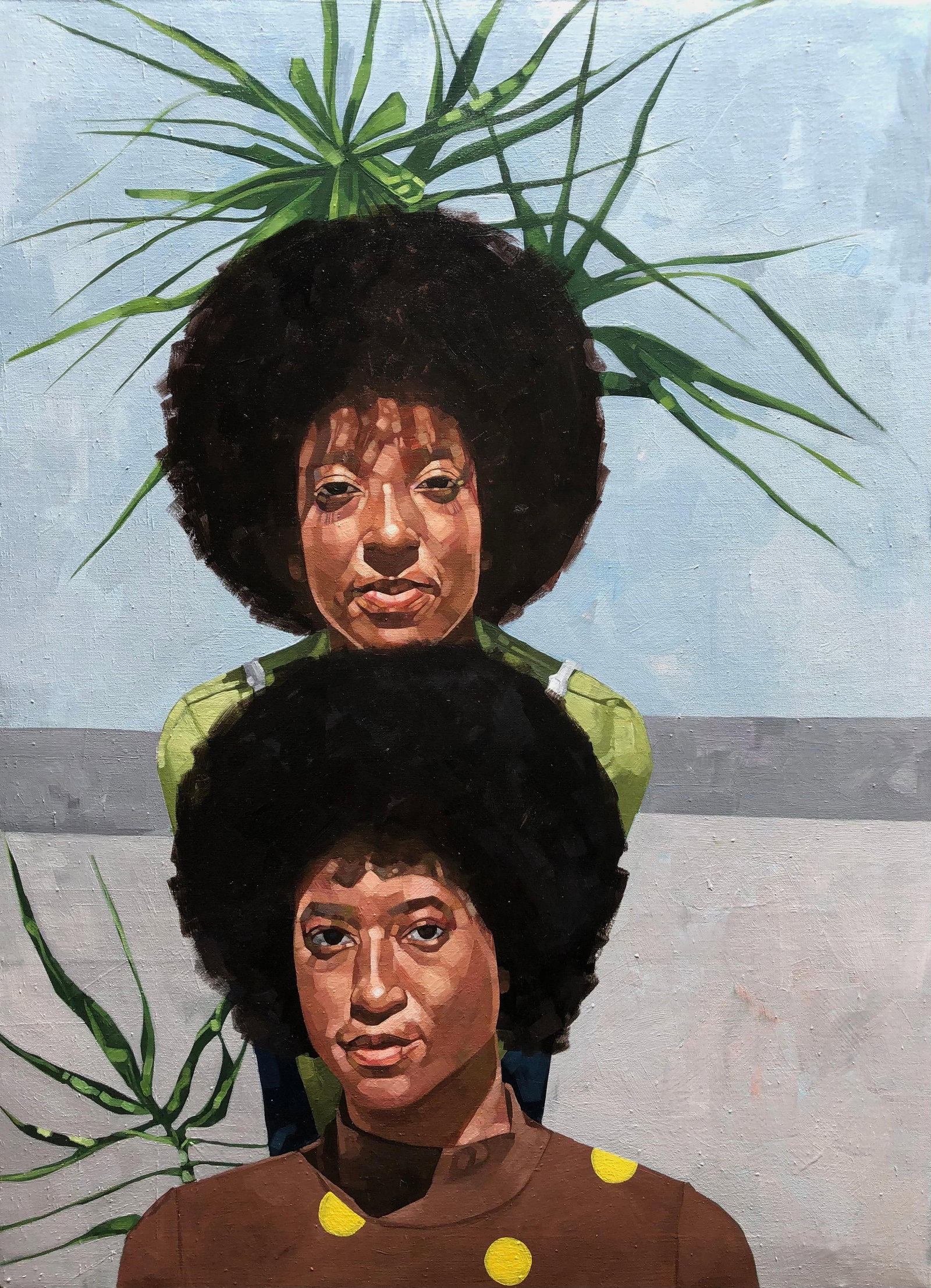 Josue M Pierre, This is One not Two - 21st Century, Contemporary, Figurative Portrait, Women, 2023 - 4